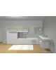 ASORAL-MUBA - Train Bunk Bed with Storage and Wardrobe