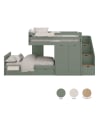 ASORAL-MUBA - Train Bunk Bed with Storage Steps