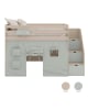 ASORAL-MUBA - Loft Bunk Bed with Bookcase