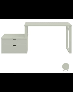 ASORAL-MUBA - Study Desk with Low built un Drawers