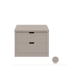 ASORAL-MUBA - Table de Chevet 2 Tiroirs