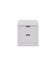 ASORAL-MUBA - Table de Chevet 2 Tiroirs