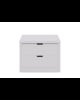 ASORAL-MUBA - Table de Chevet 2 Tiroirs