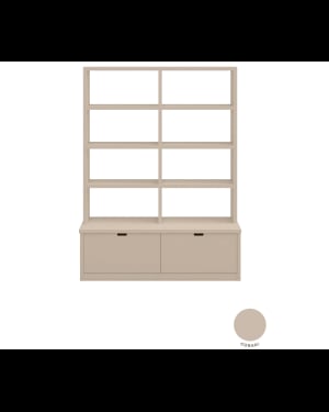 ASORAL-MUBA - Bookcase with Containers