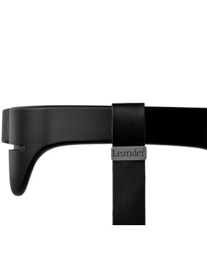 LEANDER - Sangle en cuir pour arceau de sécurité Leander, Noir