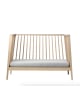 LEANDER - Baby cot Linea oak wood - 90 x 65 x 132 cm