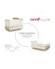 OEUF-CLASSIC Kit de conversion lit bébé vers lit junior Blanc / pour lit bouleau ou noyer