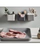 LEANDER - Organiseurs Leander 3 pcs, 2 supports, 1 long and 1 court, Gris