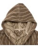 LEANDER - Peignoir, Plusieurs Tailles , Woodland, Coton Bio, Mocca