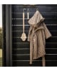 LEANDER - Peignoir, Plusieurs Tailles , Woodland, Coton Bio, Mocca