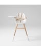 Micuna - Ovo Original One Luxe Blanc/Naturel Sangles Similicuir Beige