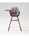 Micuna - Ovo Original City Luxe Gris Anthracite/Acajou Sangles Similicuir Brun