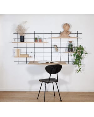 Gassien - Etagère Murale avec Bureau Orso