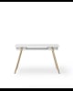 Oliver Furniture - Camp Junior Desk, Adjustable, White/Oak
