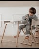 Oliver Furniture - Bureau Junior Camp, Ajustable, Blanc / Chêne