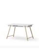 Oliver Furniture - Bureau Junior Camp, Ajustable, Blanc / Chêne