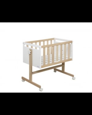 Micuna - You & Me Plus Berceau - Blanc / Bois - 80×50 cm