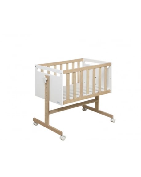 Micuna - You & Me Plus Minicot 80×50 - White / Wood