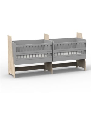 MATHY BY BOLS - Asymetry Double Co-Sleeping Cradle