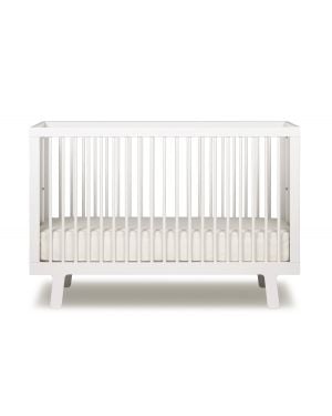 OEUF - SPARROW - Design convertible cot - White