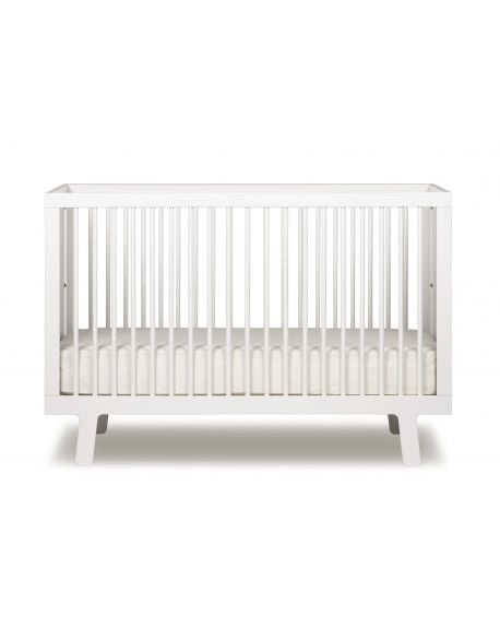 OEUF - SPARROW - Design convertible cot - White