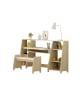 MATHY BY BOLS - Asymetry Petit Bureau 2 Étagères - 166 x 55 x 88 cm