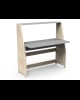 MATHY BY BOLS - Asymetry Large Desk and 1 Vertical Kit - 120 x 60 x 121 cm