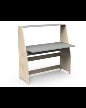MATHY BY BOLS - Asymetry Grand Bureau et 1 Kit Rehausse - 120 x 60 x 121 cm