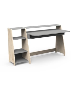 MATHY BY BOLS - Asymetry Large Desk and 1 Shelf - 158 x 60 x 88