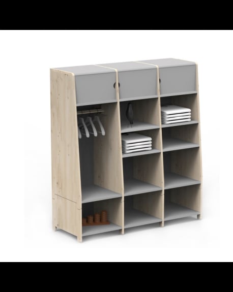 MATHY BY BOLS - Asymetry Triple and 1 Vertical Kit - 134 x 49 x 150 cm