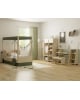 MATHY BY BOLS - Asymetry Penderie Double et 1Kit Rehausses - 90 x 49 x 150 cm