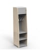 MATHY BY BOLS - Asymetry Penderie avec 2 Kits Rehausses - 46 x 49 x 180 cm