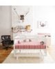 OEUF - SPARROW - Design convertible cot - White