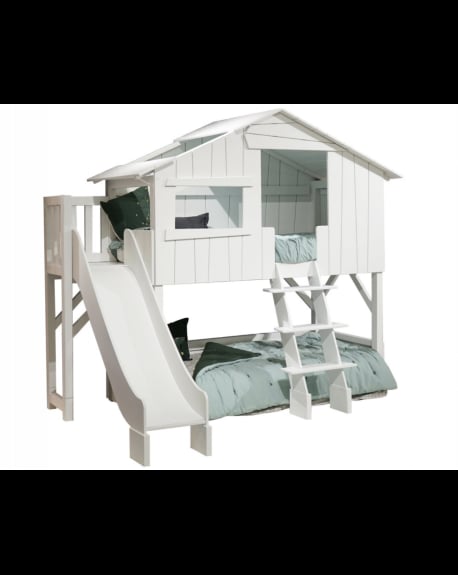 MATHY BY BOLS - Tree-House Bunk Bed and Slide with Platefrome - Several sizes