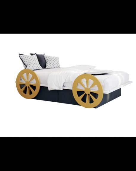 MATHY BY BOLS - Base Carriage Bed and 2 Drawers