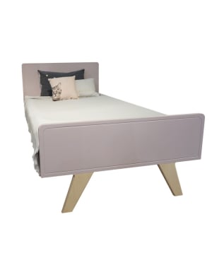 MATHY BY BOLS - Lit junior Madavin - Pieds Bouleau Vernis Naturel