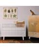 OEUF - SPARROW - Design convertible cot - White