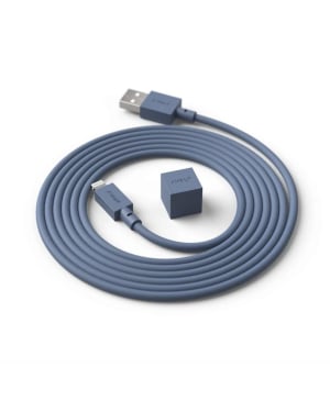 Avolt - Cable 1 USB de 1.8m - Ocean Bleu