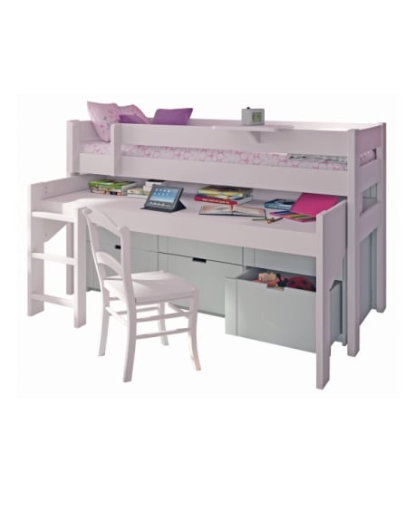 MATHY BY BOLS - Bureau Roulant Gauche Surélevé 127 Dominique