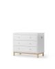 Oliver Furniture - Wood Nursery dresser 6 drawers - White/Oak