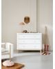 Oliver Furniture - Commode 6 tiroirs - Blanc/Chêne
