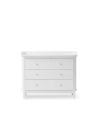 Oliver Furniture - Wood Nursery dresser 3 drawers + top large- White
