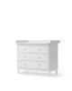 Oliver Furniture - Commode à langer 6 tiroirs avec grand plan - Blanc