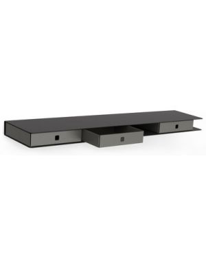 MATIERE GRISE - ALIZEE Wall Shelf with 3 drawers L80 cm