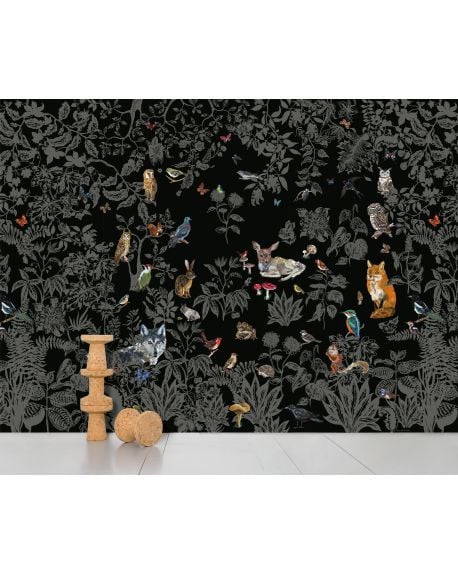 DOMESTIC - PANORAMIC WALLPAPER - Black Forest