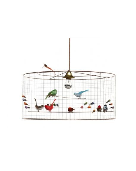 MATHIEU CHALLIERES - SUSPENSION Light semi-big birdcage