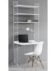 String Furniture - COMPOSITION 1 - Avec bureau Blanc