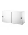 String Furniture - Armoire Avec Porte Coulissantes - 78 x 30 cm