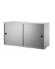 String Furniture - Armoire Avec Porte Coulissantes - 78 x 30 cm