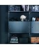 String Furniture - Armoire Avec Porte Coulissantes - 78 x 30 cm